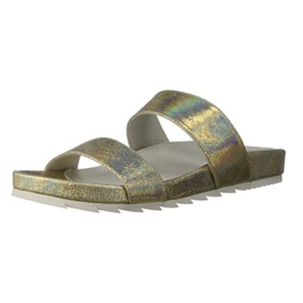 Arizona Gold Two Strap Flatform Leather Sandal - Picture 8 of 8